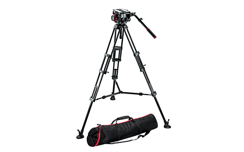 Manfrotto 509HD,545BK stativ og fluid head